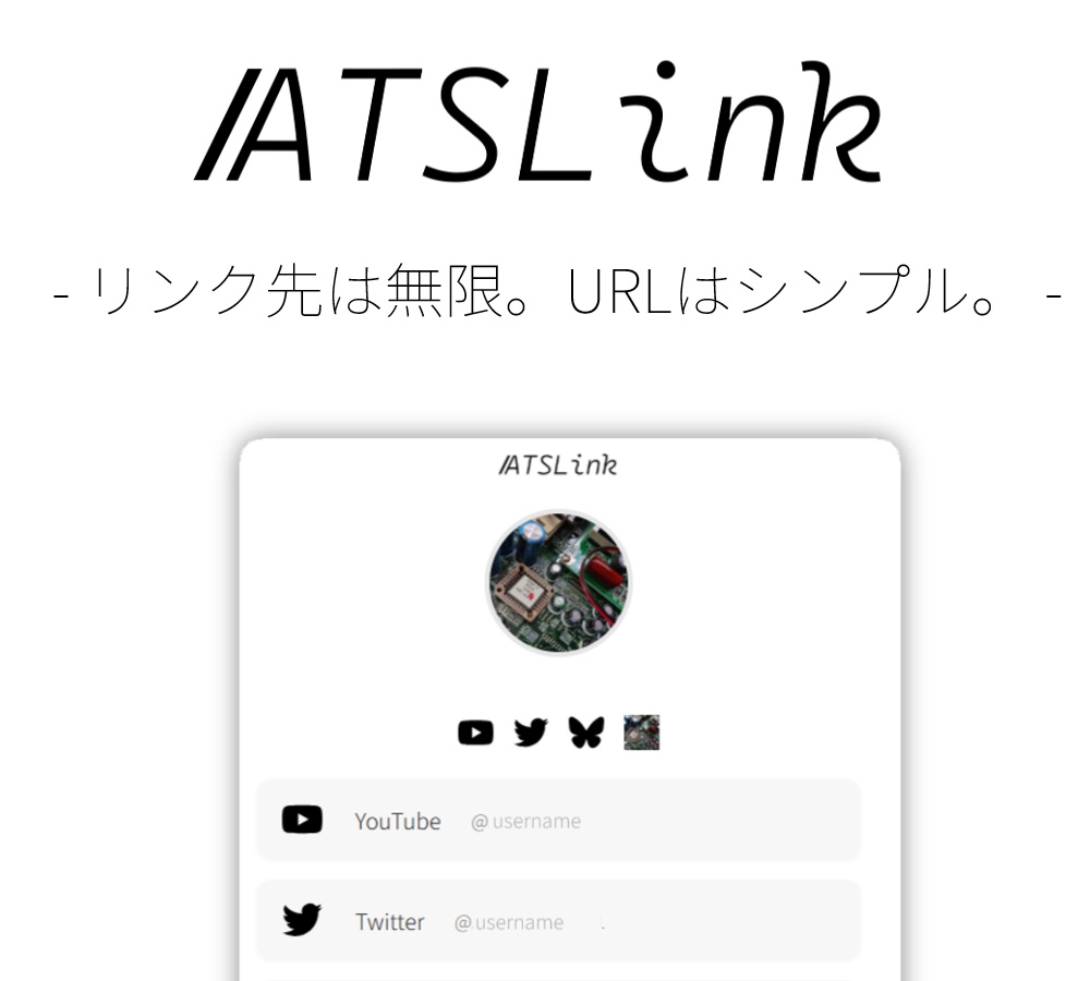 ATSLink リンク先は無限。URLはシンプル。